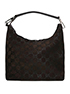Gucci GG Suede Handbag, front view